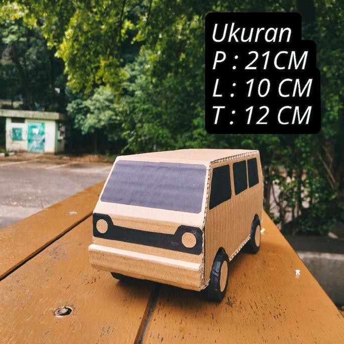 PRAKARYA miniatur Mobil Kardus toys mainan Roda
