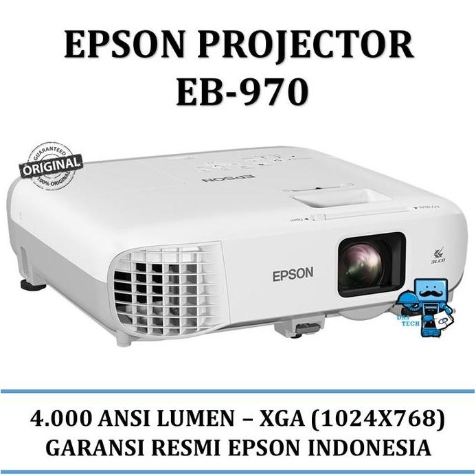 DY140 - Epson Proyektor EB-970 -4000 Lumens - RESMI