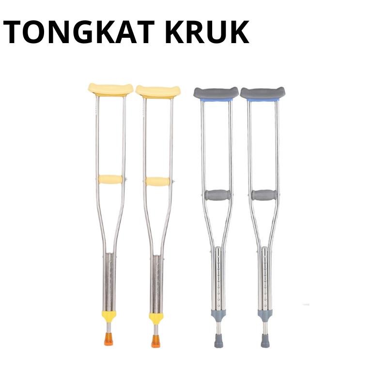 Tongkat Ketiak Kruk Stainless/Kruk Tongkat Bantu Jalan