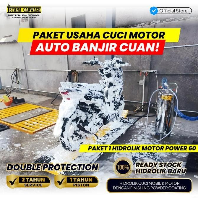 Paket Usaha Cuci Steam Motor 1 Hidrolik (MTH-101)