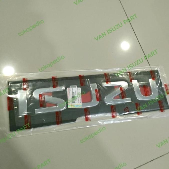 Emblem Decal Isuzu Bagian Depan Isuzu Traga Original Baru