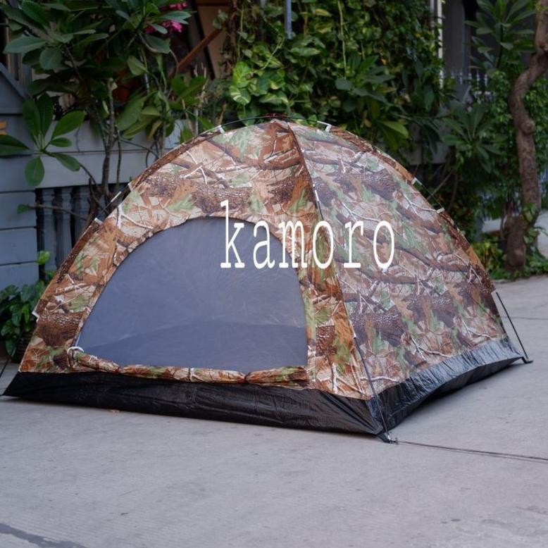 Tenda Camping Gunung Camo Loreng 200X200X135 Cm Kap 4 - 5 Orang JY-50