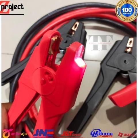 Krisbow Kabel Jumper Aki Led 3 Mtr 300A / Booster Cable Led Krisbow