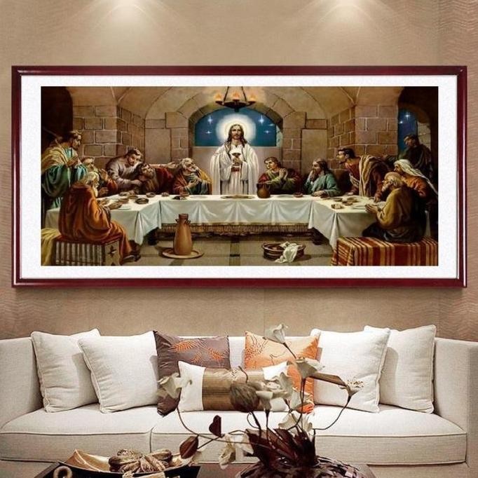 DIY Diamond Painting Full perjamuan kudus yesus kristen 11060 cm D847