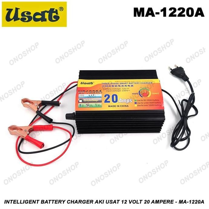 Intelligent Battery Charger - Charger Aki Usat 12 Volt 20 Ampere - Ma-1220