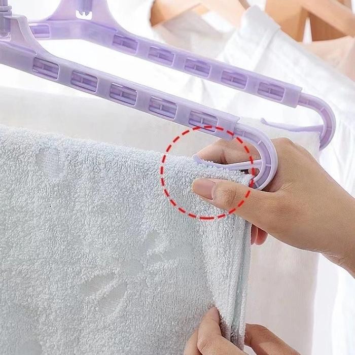 GANTUNGAN BAJU 1PCS HANGER PAKAIAN GANTUNGAN TARIK PANJANG PENDEK EXTENDED EXTEND LEBAR PANJANG RETR