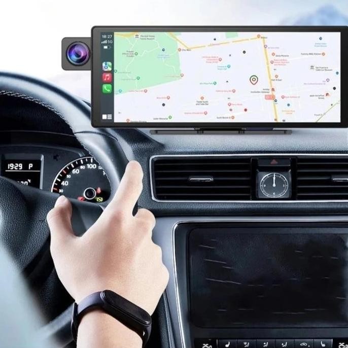 Car Dvr / Dashcam 3 Camera 10.26" 4K  + Gps + Wifi, Support Android Auto, Apple Car Play & Mirrolink