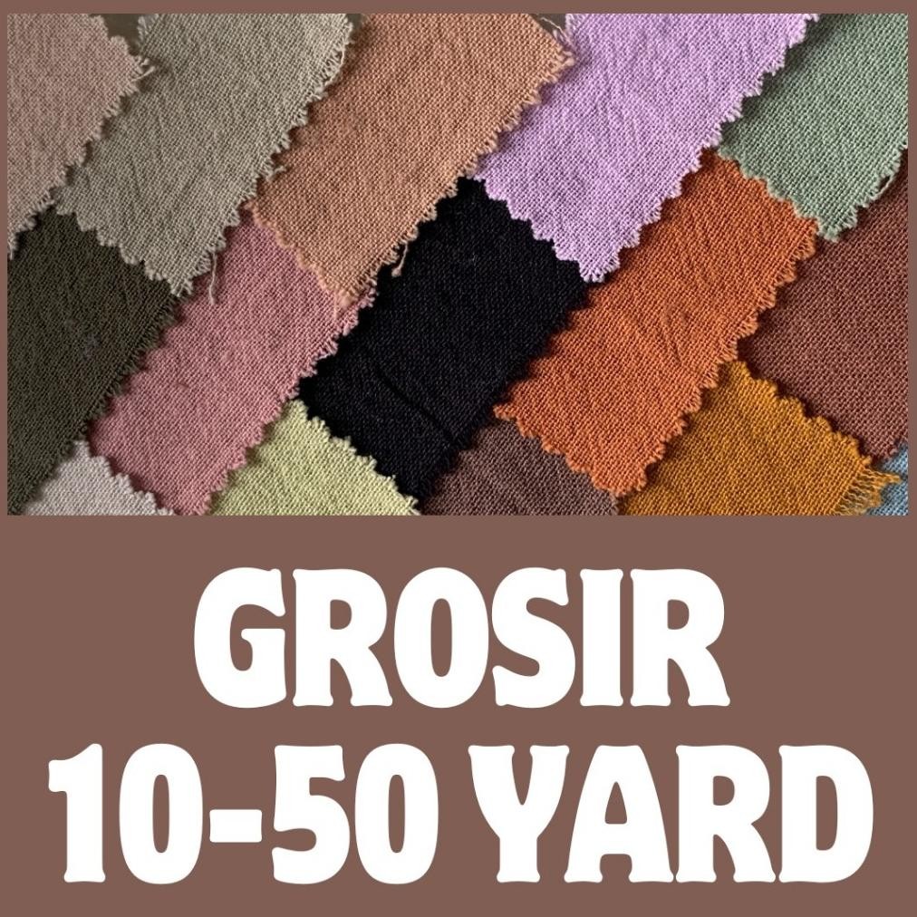 GROSIR Kain Fumiko n Crepe Cotton n 10 sampai 50 yard