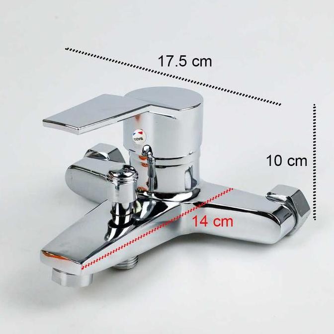 murah kran keran shower bathtub mixer air panas dingin keran dinding selang shower set