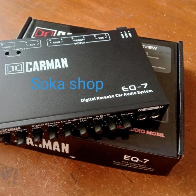 Parametrik Pre Amp Carman Eq-7 Equalizer Karaoke Carman Eq-7