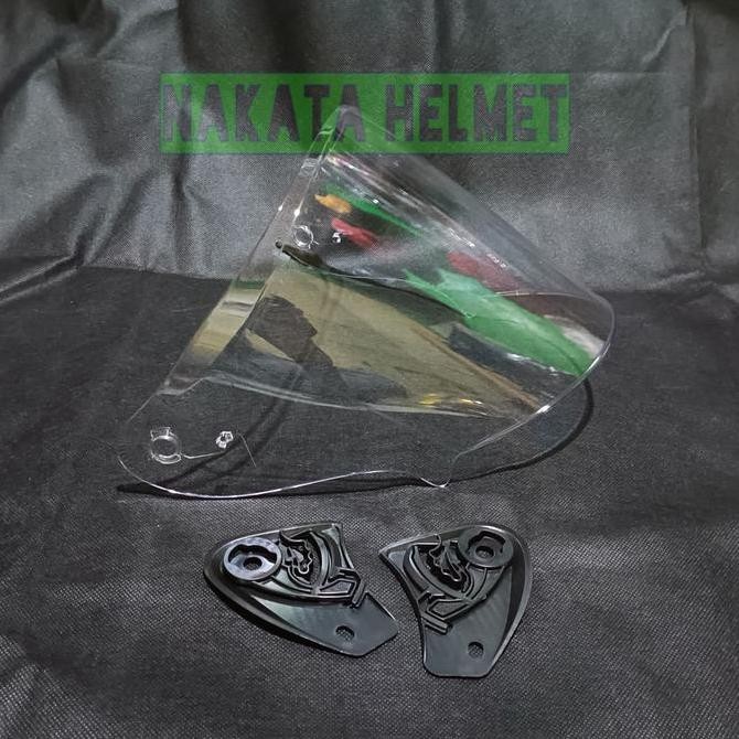 Kaca Helm KYT KYOTO INK DYNAMIC BENING HITAM SMOCK