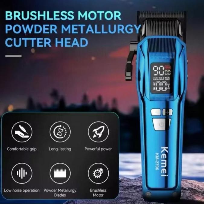 Kemei 2797 Alat Cukur Rambut Kemei 2797 Mata Pisau Dlc Kemei Hair Clipper Cordless Professional Trim