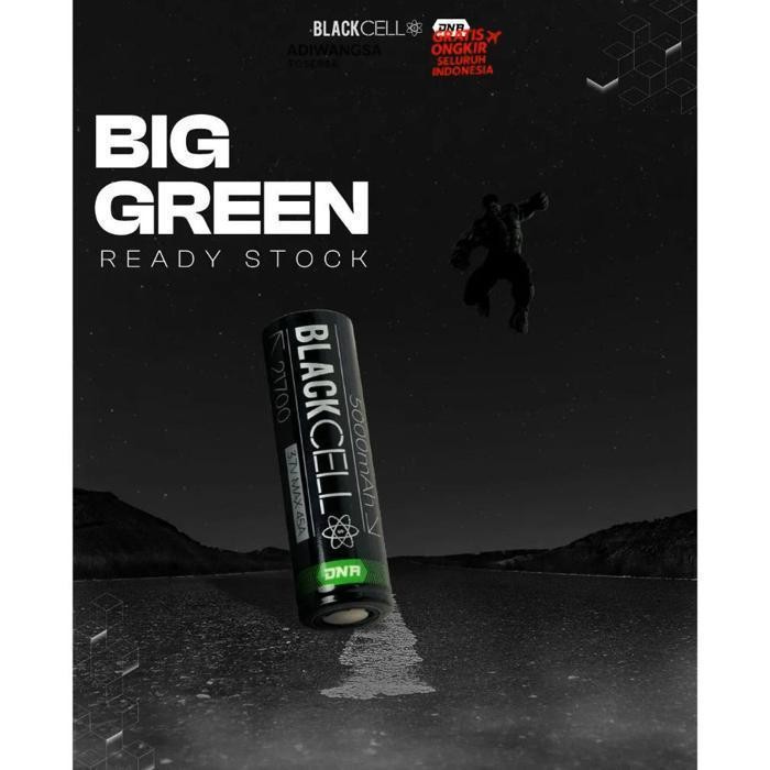Berkualitas Authentic Battery Blackcell 21700 Dna 5000 Mah Inr 45A - Baterai 21700 Black Cell 5000Ma