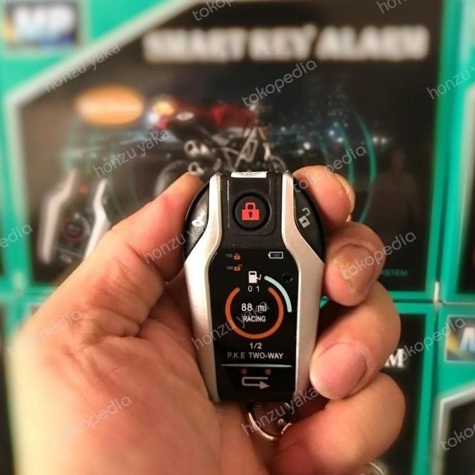 Alarm Motor Mp Smartkey Remot Bisa Merespon Bergetar Dan Bunyi