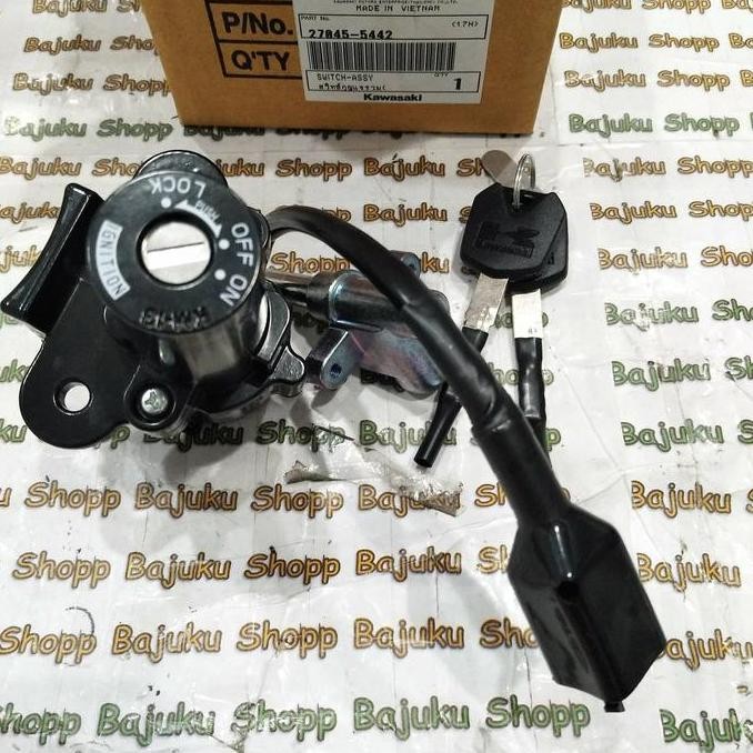 Kunci Kontak Set Kawasaki Ksr 110 Original, Ready Stock