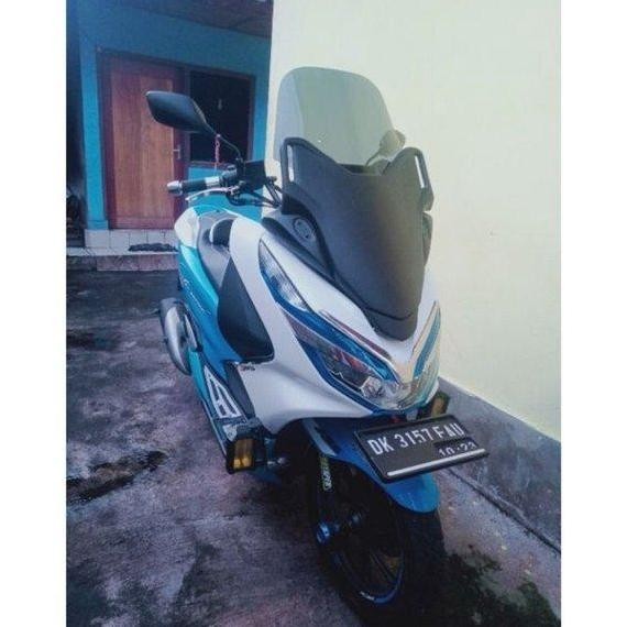 frame windshield honda all new pcx lokal 150 baby forza penutup cover frame pcx 150 lokal baby forza