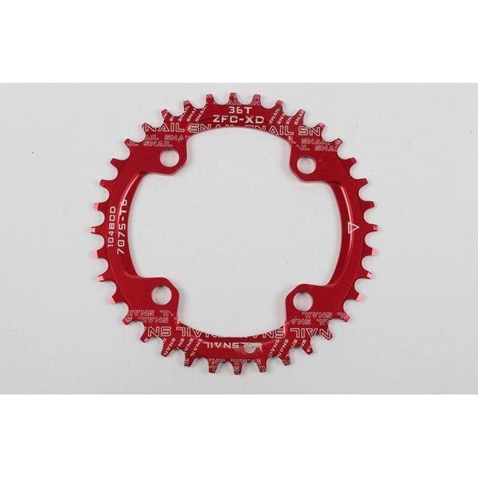 Snail Chain Ring 36T Bcd 104 Narrow Wide Chainring Bcd 104Mm 36T