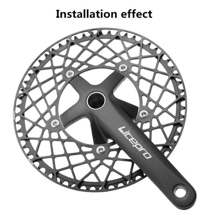 Litepro Chainring Spider 53T Bcd 130 - Gear Depan Sepeda Lipat