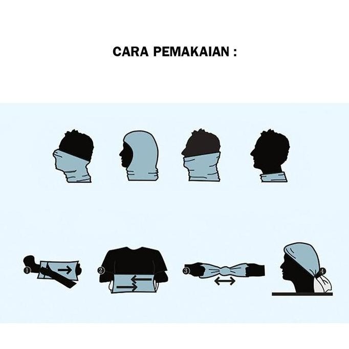 Masker Polar Thermal Multifungsi Bandana Beanie Hat untuk Musim Dingin