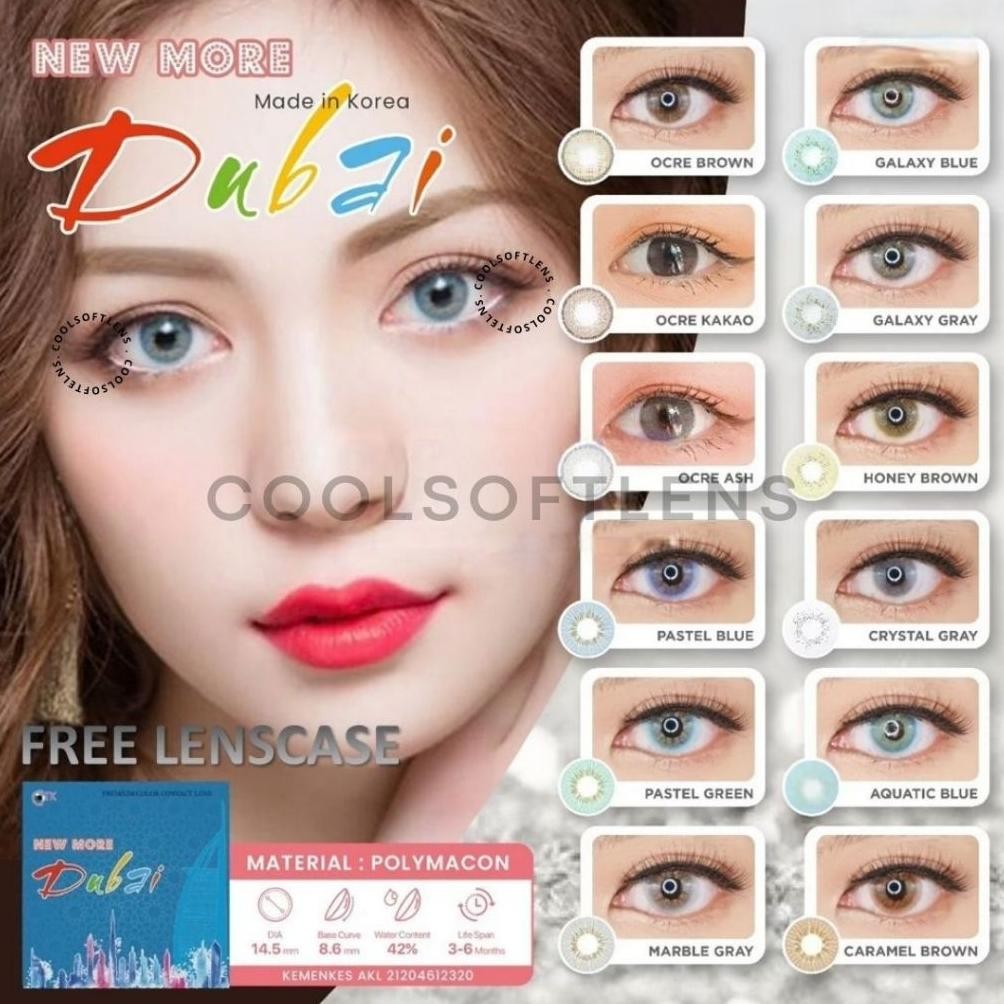 Special Softlens NEW MORE DUBAI 14,5 MM ETALASE KHUSUS NORMAL By CTK / New More Dubai By CTK / Sofle