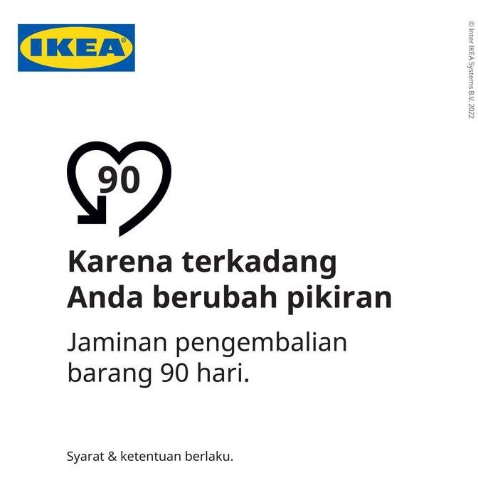 IKEA VESKEN Troli Kamar Mandi Putih Serbaguna 54x18x71 cm