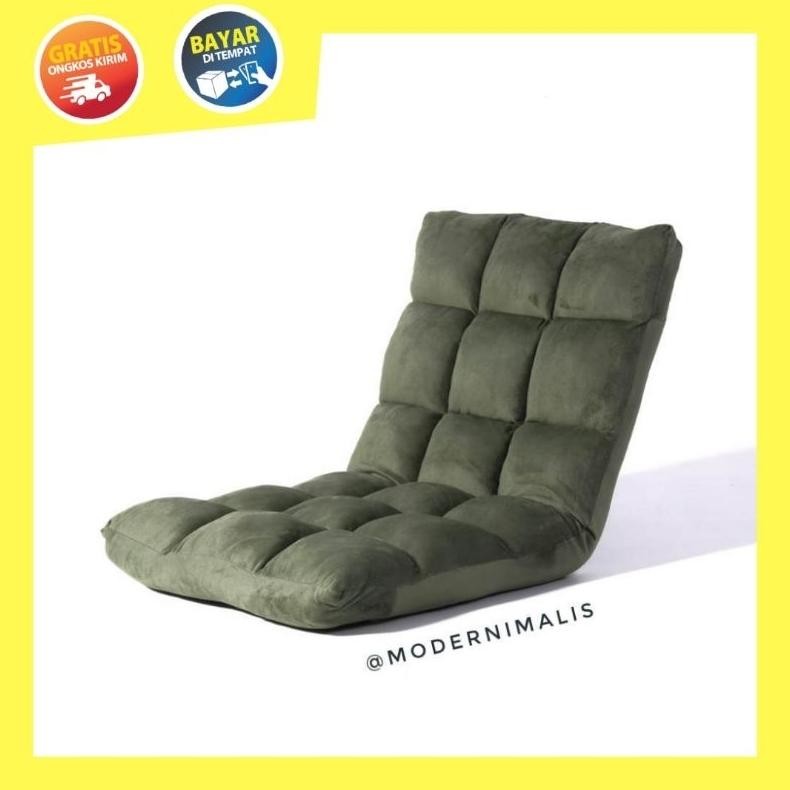 LEGOLANT- Kursi Lesehan Arab Sandaran Kuat Lipat Gaming Minimalis Murah Lazy Sofabed Kursi Tatami Je