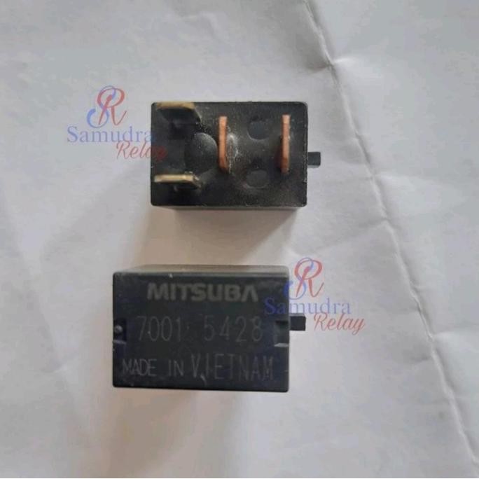 Relay MITSUBA Hitam kaki 4 Relay Mobil Honda 7001 (ASLI ORI) RESTOCK