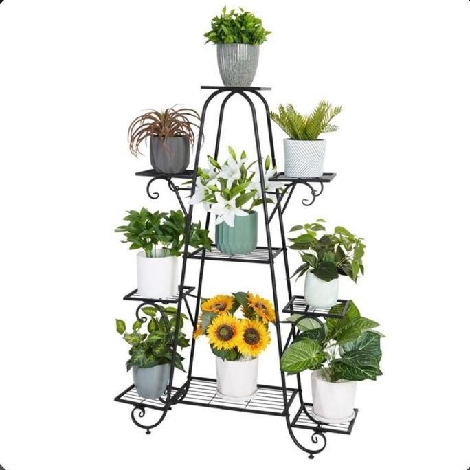 RAK POT BUNGA / RAK POT BUNGA 9 SUSUN / RAK POT BUNGA BESI 6MM