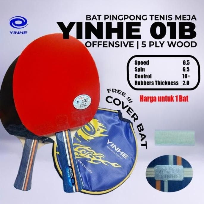 Bat YINHE 01B FL Premade Bet Tenis Meja Pingpong Original