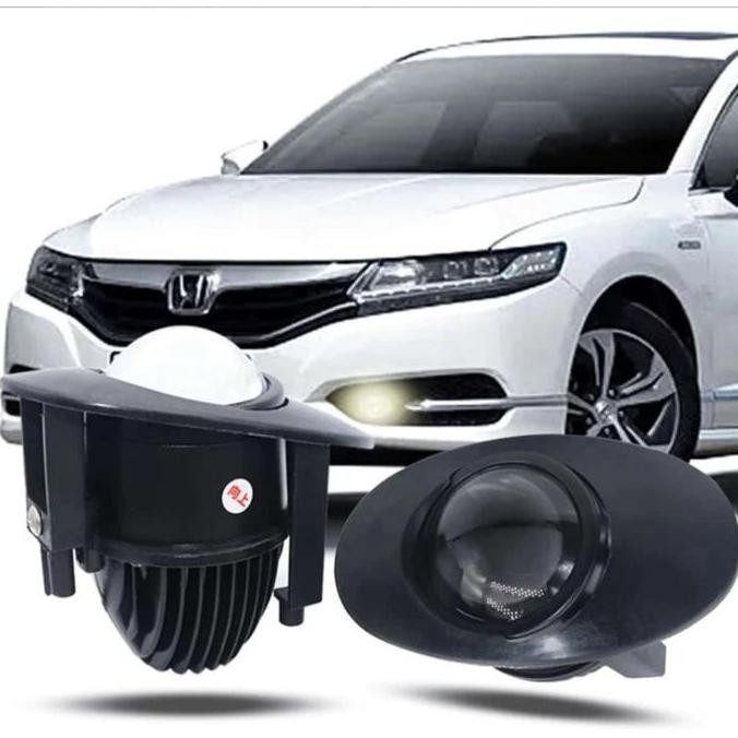 fog lamp oval projector Honda Jazz HRV CRV Brio Mobilio Freed merk IPHCAR blue lens Hi Lo BI Led TER