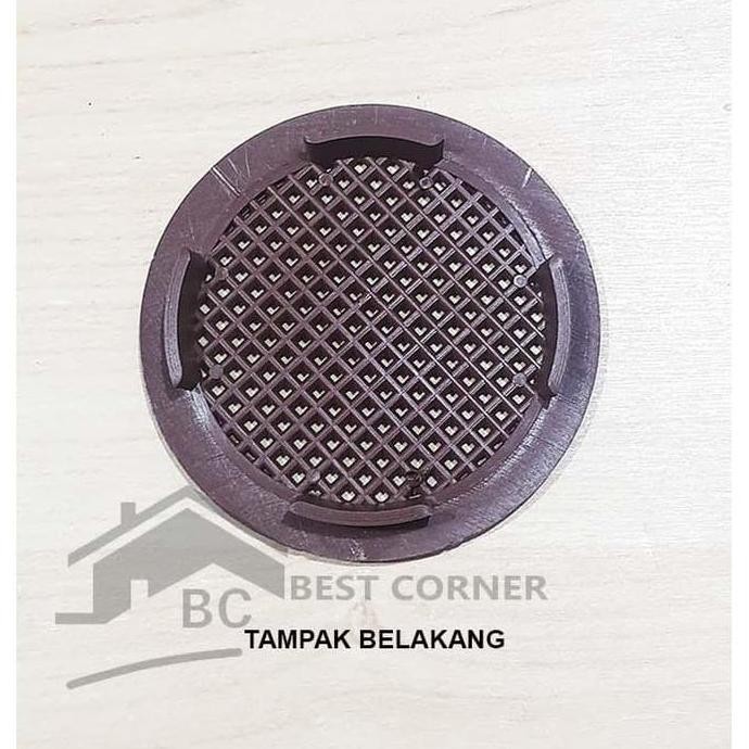 Lubang Hawa / Saringan Hawa Plastik Bulat Warna coklat