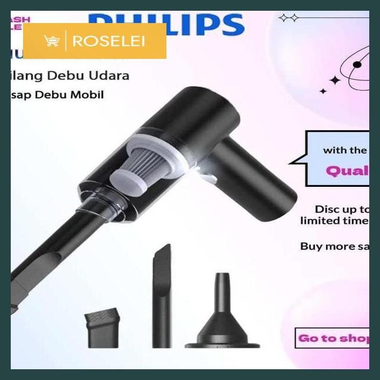 ROSELEI- philips Vacum Cleaner Wireless Vacuum Portable Penghisap Debu Serbaguna Mini Penyedot Debu 
