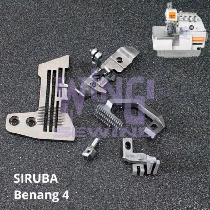 SIRUBA 747 Benang 4 Gauge set Getset Mesin Obras Industri TERBARU