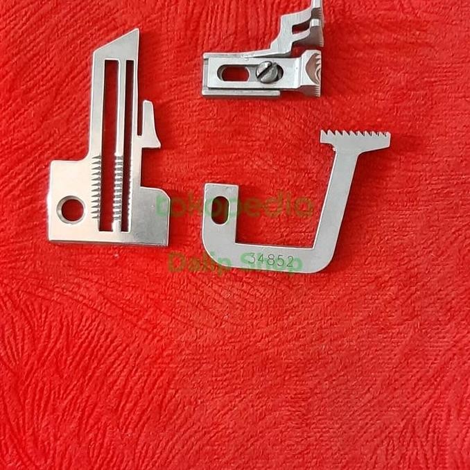 Needle plat + gigi mesin obras Yamato DCZ benang 3 RESTOCK