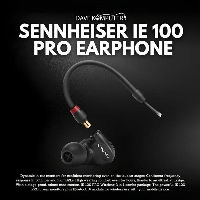 Sennheiser Ie 100 Pro / Ie100 Pro / Ie-100 Pro Earphone