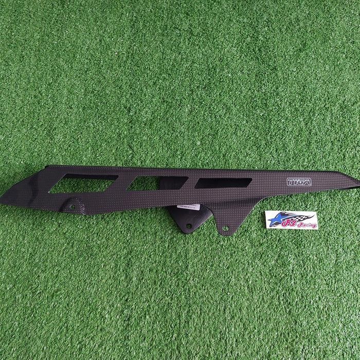 Chain Guard Carbon TYGA Cover Tutup Rantai Ninja RR ZX 150