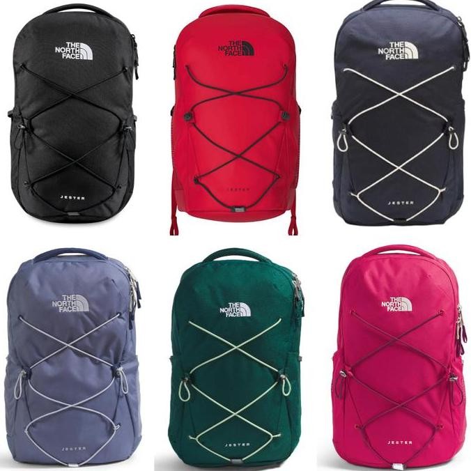 The North Face Jester Backpack Original TNF Bag Tas Laptop Gunung Hiking Camping Outdoor Equipment G