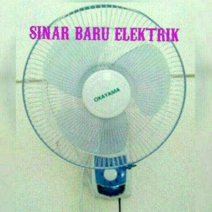 WALL FAN OKAYAMA 16" /KIPAS ANGIN DINDING OKAYAMA 16" HIGH QUALITY