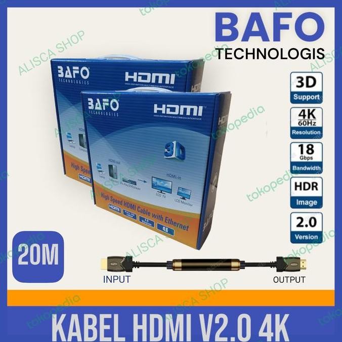 Kabel Hdmi 20M Bafo