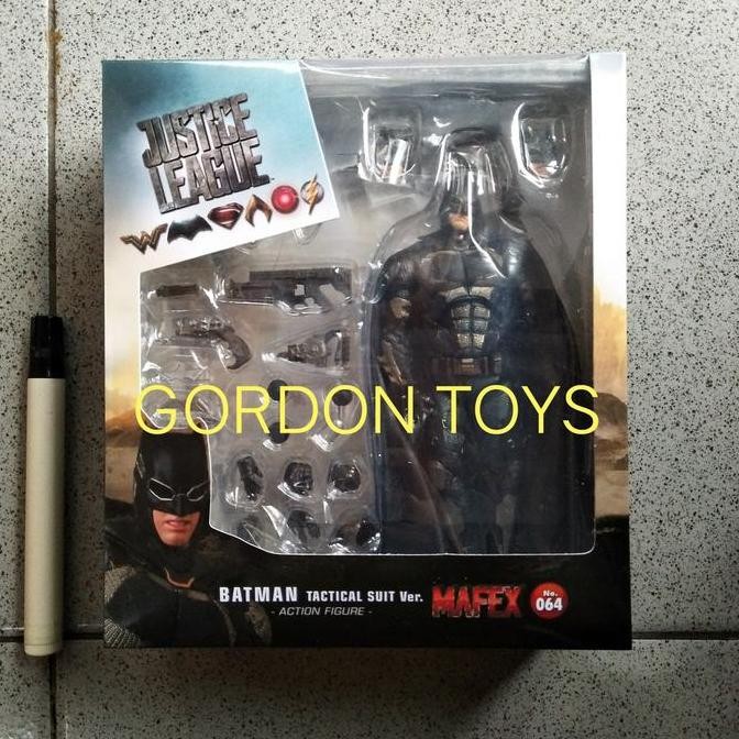 mafex justice league batman tactical suit new misb BARU