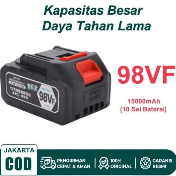 98VF 15000MAH BATERAI LI-ION BOR BATERAI TANGAN/ALAT-ALAT LISTRIK/MAKITA ALAT BOR ISI ULANG ORIGINAL