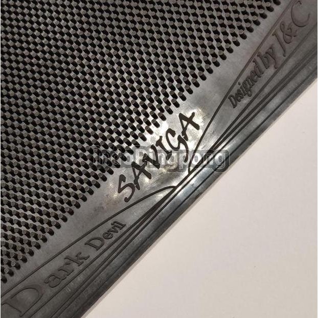 Saviga Test Dark Devil 2 Ox Proses Pabrik - Long Pips Bintik Panjang