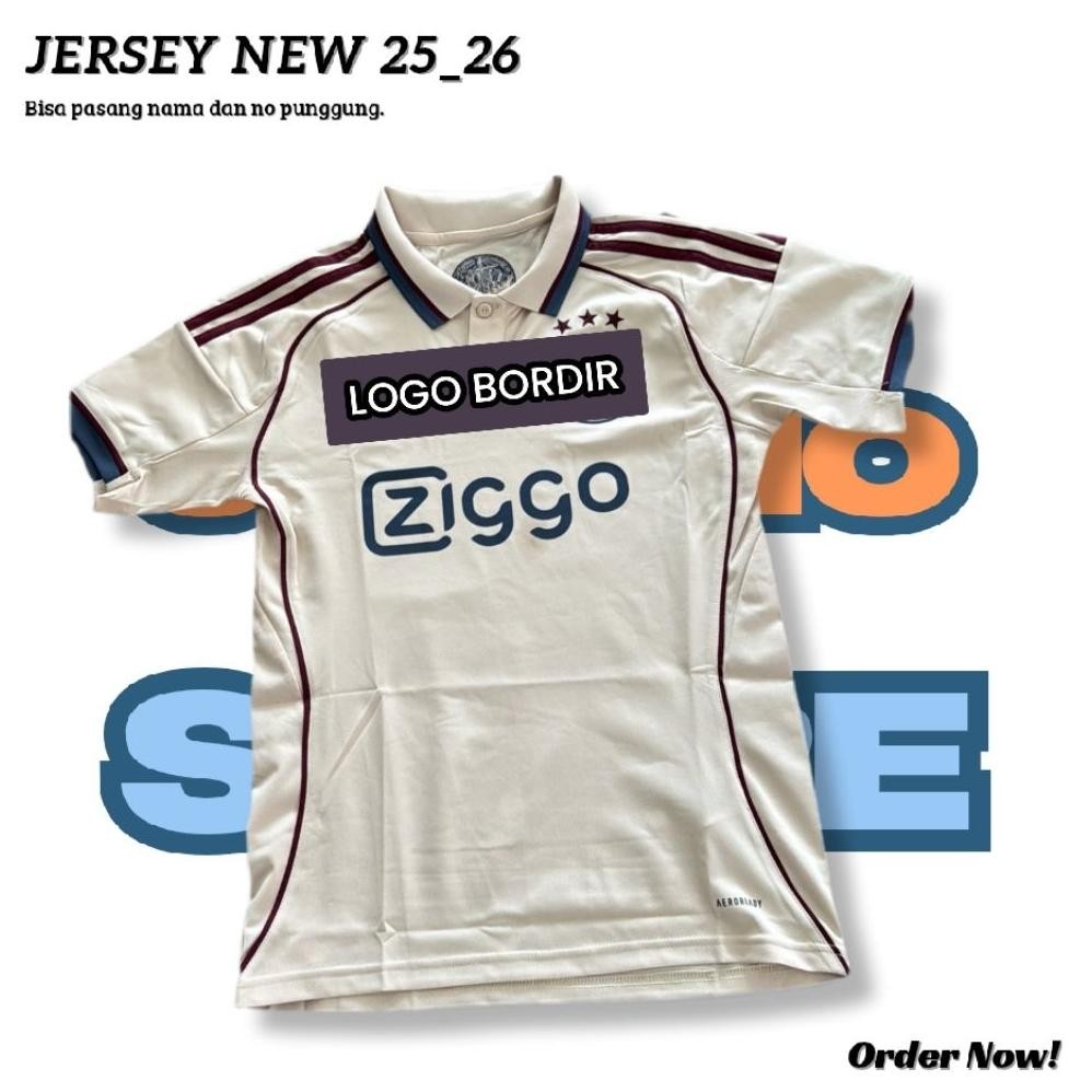 Jersey Bola Ajax 3rd 2025 2026 Grade Ori