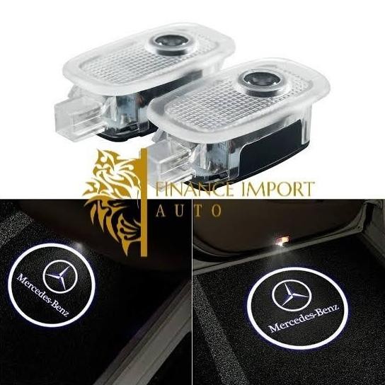 DB12>> Lampu LED Pintu Mobil Mercedes W221 S300 S350 S500 LED Car Light Door Mercy