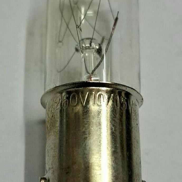 DB109 >> bohlam bayonet BA15D 220-240V 5-7W & 10-15W model bayonet 2kaki + fitting