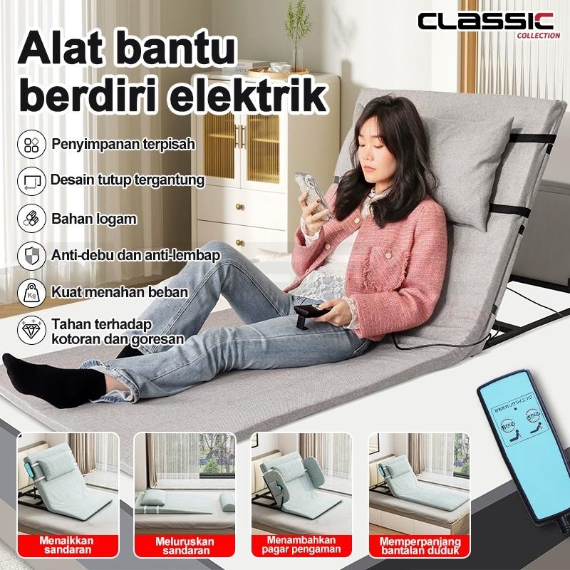 Sandaran Punggung Elektric/Ranjang Rumah Sakit Elektrik/Tangan Dapat Dilipat Sudut Dapat Disesuaik /