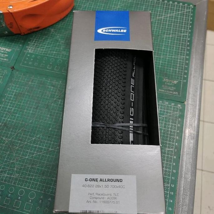 Promo Tire Schwalbe G-ONE ALLROUND 700 x 40 Kevlar Performance TLE Black - Ban Luar 700 x 40C Schwal