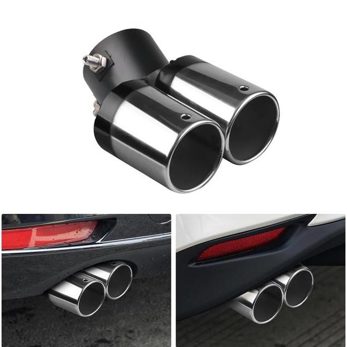 DS123 }} Variasi Muffler Knalpot Mobil Avanza Calya Honda BRV HRV UNIVERSAL Cover Ujung Pipa Kenalpo