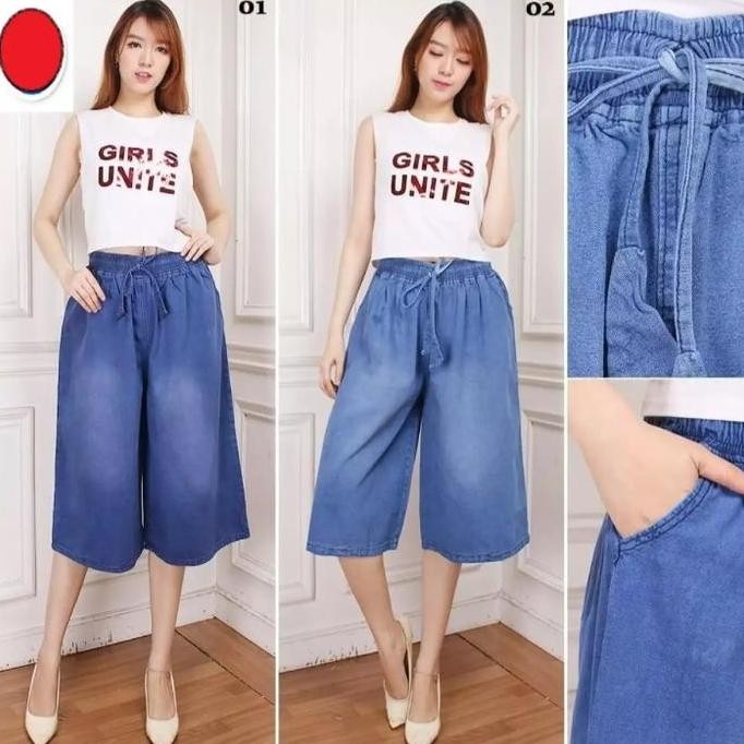 Celana Kulot Wanita 7/8/Celana Pendek Wanita Jumbo