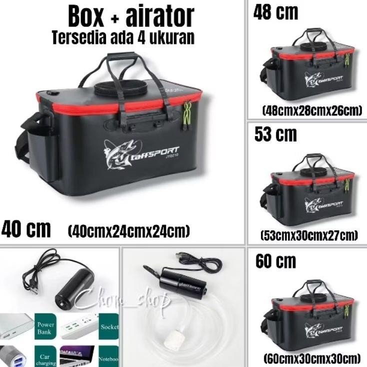 BOX UMPAN 40CM/BOX UMPAN PANCING/BOX LIPAT PANCING/KOTAK UMPAN UDANG IDUP/PANCING